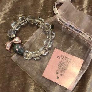 Tarina Tarantino translucent skull bracelet